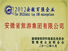 2012年度安徽企業(yè)100強(qiáng)